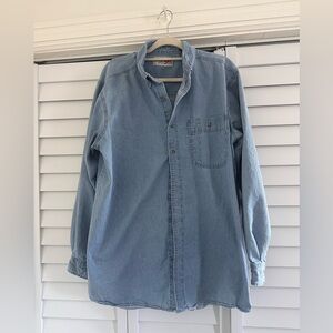 Wrangler Sky Blue Denim Shirt